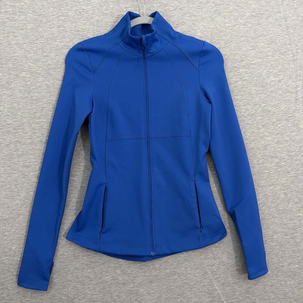 Sweaty Betty Womens Size XS Blue Power Workout Full Zip Jacket